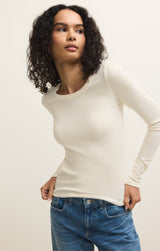 Renae Rib Top | Cloud