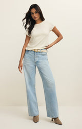 Renae Rib Tee | Cloud