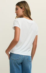 Modern V-Neck Tee | White
