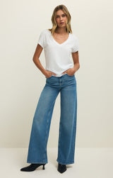 Modern V-Neck Tee | White
