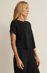 Banyan Crochet Top | Black