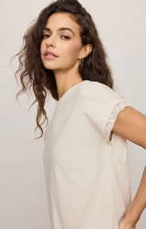 Marika Lace Muscle Tank | Cloud