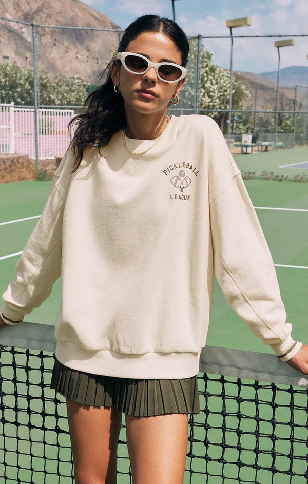 Pickleball Sweatshirt | Sandstone