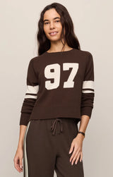 Nineties Stand In Sweater | Dark Chocolate