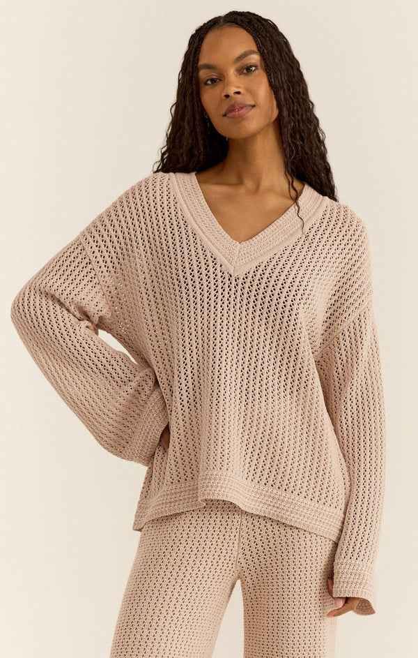 Kiami Crochet Sweater | Natural