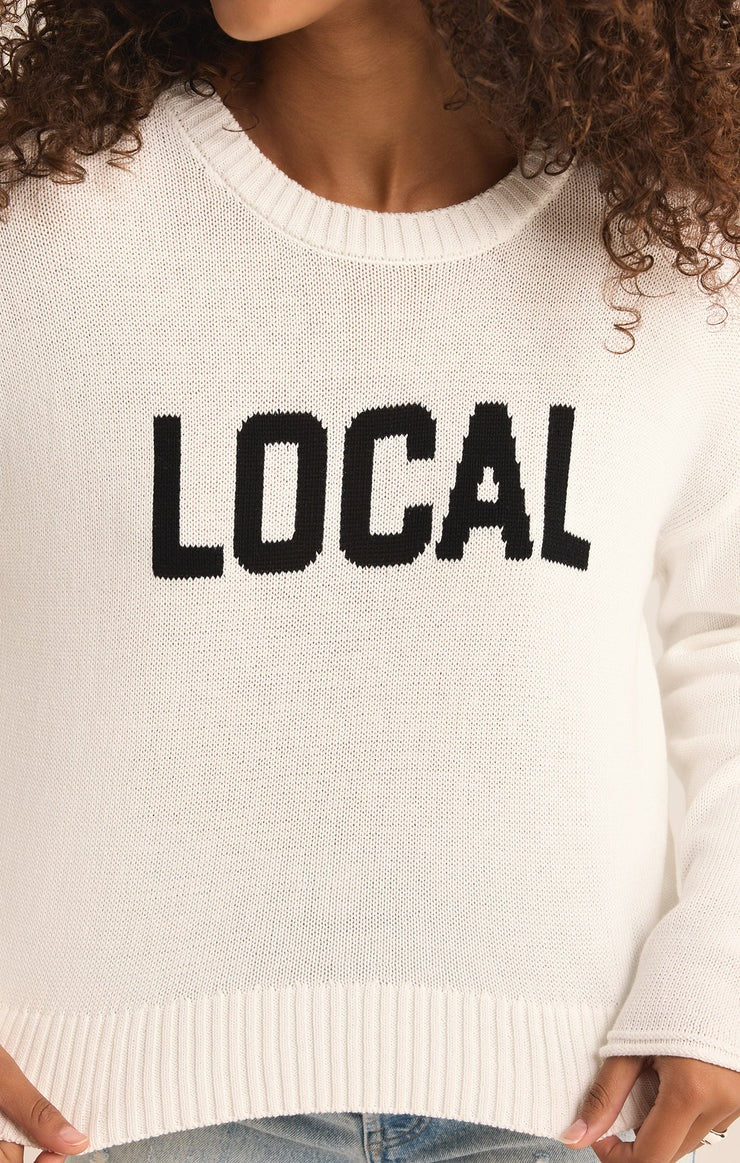 Sienna Local Sweater | White - FINAL SALE