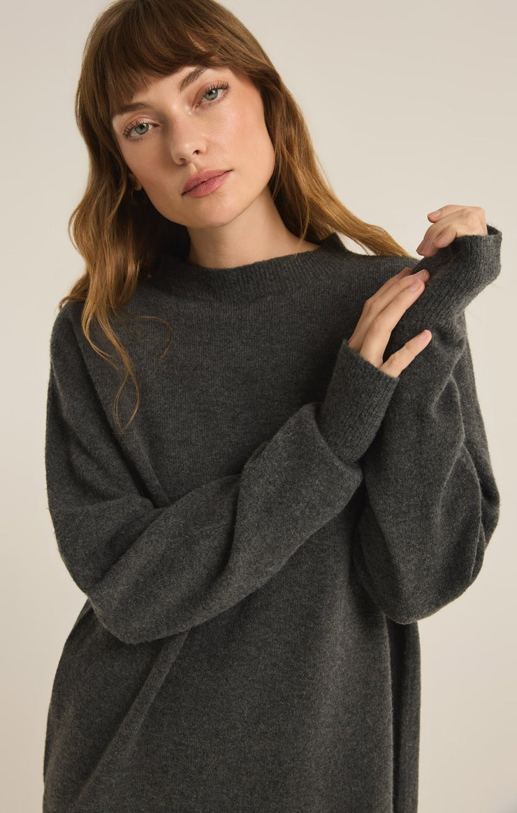 Gia Sweater | Charcoal Heather