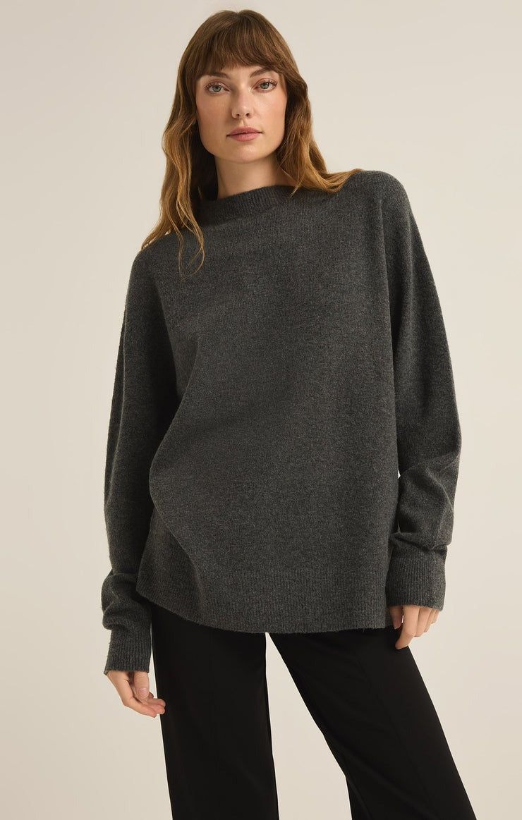 Gia Sweater | Charcoal Heather