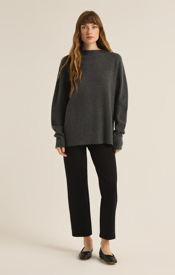 Gia Sweater | Charcoal Heather