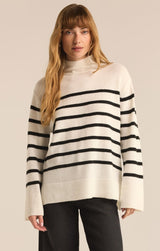 Fin Stripe Sweater | Sea Salt