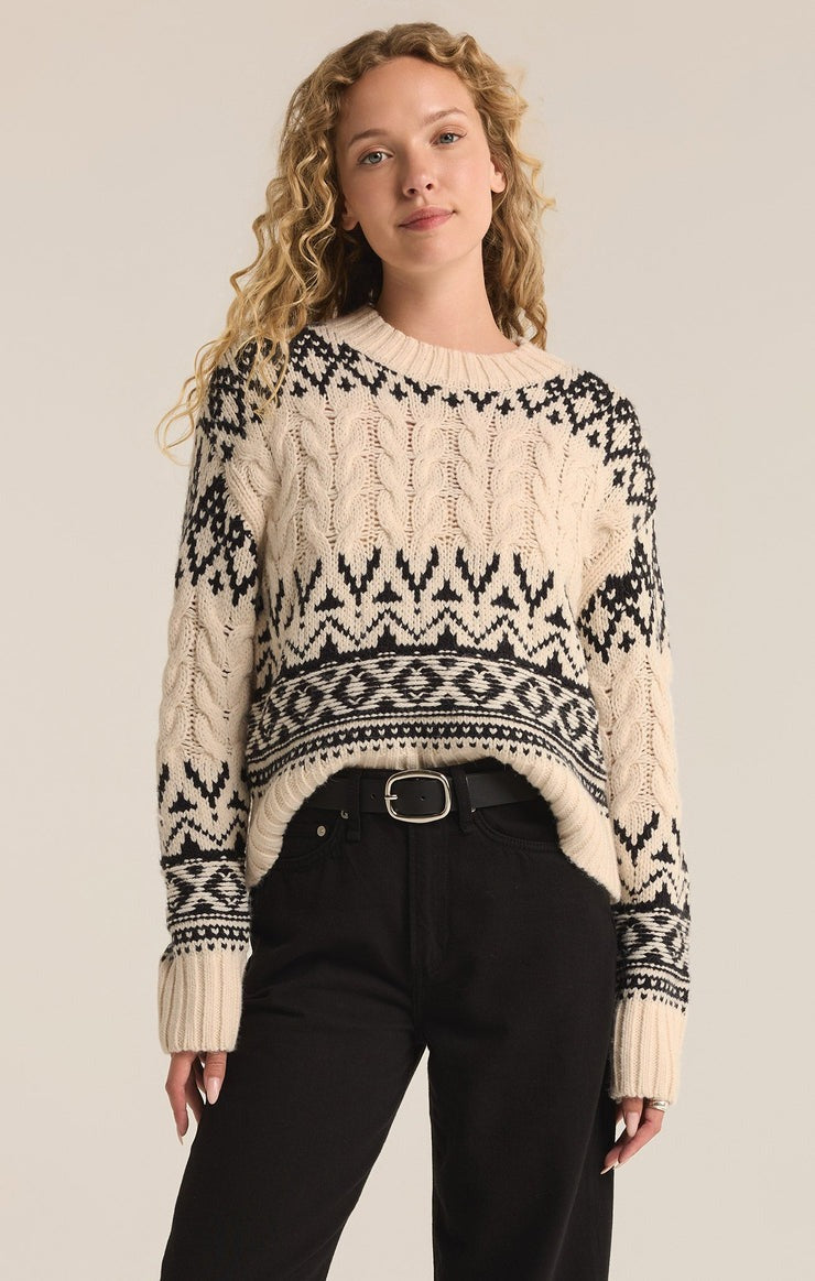 Garland Sweater | Sea Salt