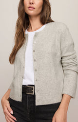 Medina Cardigan | Feather Grey