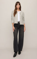 Medina Cardigan | Feather Grey