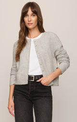 Medina Cardigan | Feather Grey