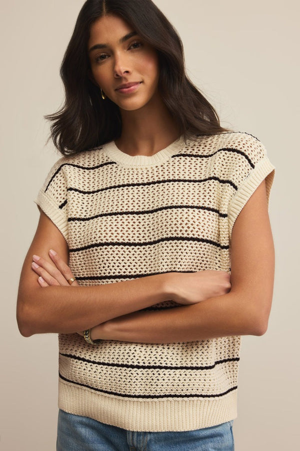 Ines Crochet Top | Sea Salt