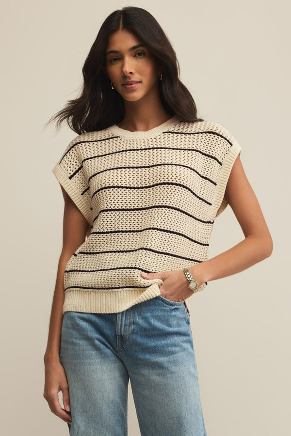 Ines Crochet Top | Sea Salt