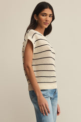 Ines Crochet Top | Sea Salt