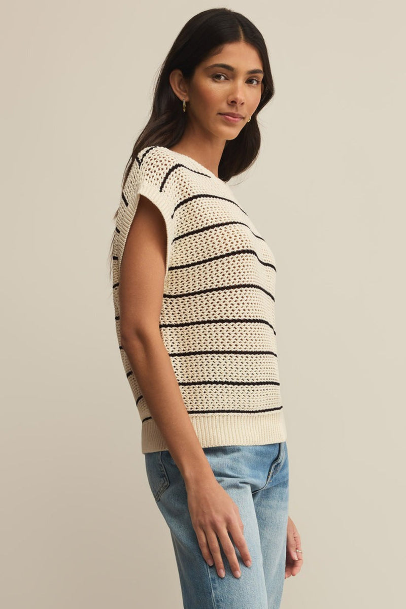 Ines Crochet Top | Sea Salt