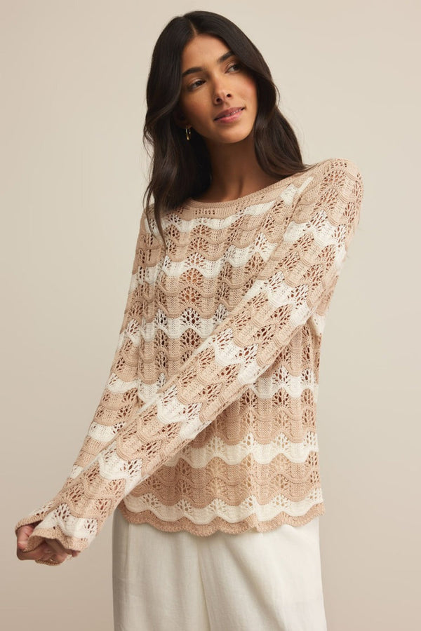 Azura Crochet Top | Panna Cotta
