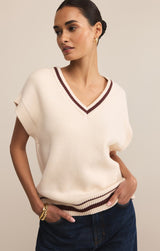 Fletcher Sweater Vest | Crystal