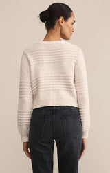 Between The Lines Cardigan | Crystal