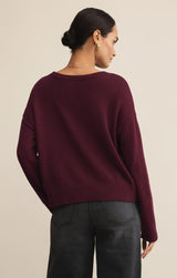 Sienna Merry Sweater | Merlot
