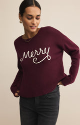 Sienna Merry Sweater | Merlot