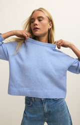 Coming Up Sweater | Blue Light - FINAL SALE