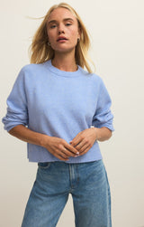 Coming Up Sweater | Blue Light - FINAL SALE
