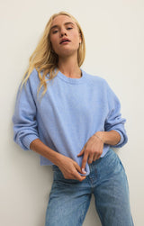 Coming Up Sweater | Blue Light - FINAL SALE