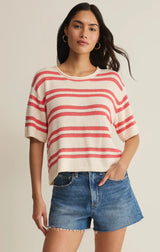 Prado Stripe Sweater Top | Gelato
