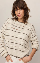 Darby Stripe Sweater | Sandstone