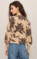Valor Floral Cardigan | Soft Ecru