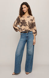 Valor Floral Cardigan | Soft Ecru