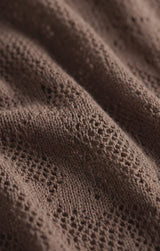 Waverton Crochet Sweater Tee | Cocoa Latte