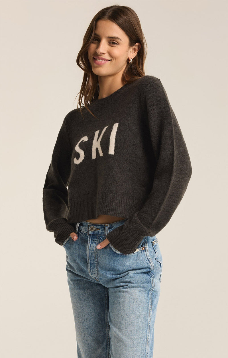 Milan Ski Sweater | Black Sand