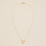 Heart Charm Necklace | Gold