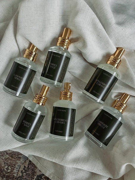 Winter Collection Linen Mist | Gingerbread Caramel