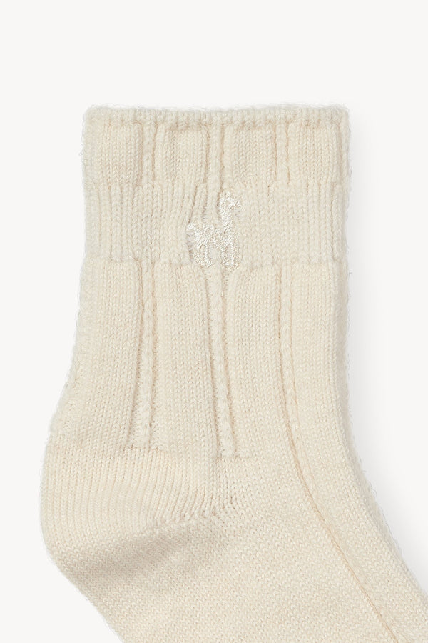 Alpaca Vivian Socks | Snow