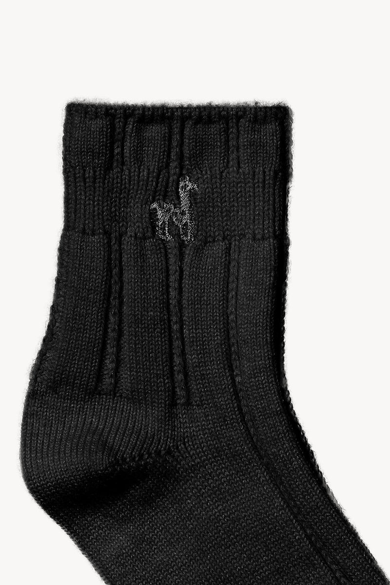 Alpaca Vivian Socks | Black