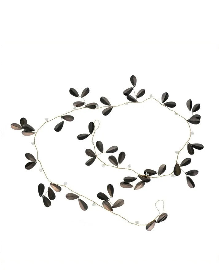 Aged Leaf & Pearl Garland - FINAL SALE