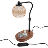 Candle Warmer Lamp | Crystal Black