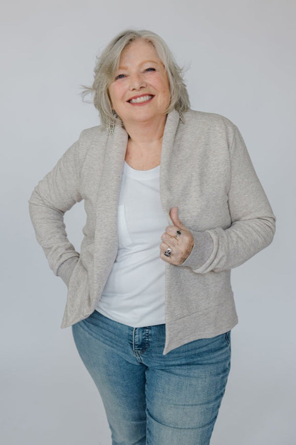 Classic Spruce Cardigan | Flax