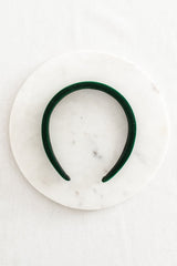 Velvet Headband | Evergreen