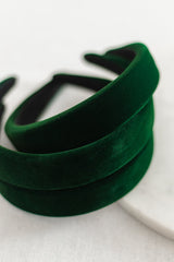 Velvet Headband | Evergreen