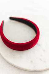 Velvet Headband | Holly Berry