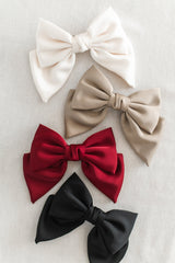 King's Cross Satin Bow | Red