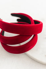 Velvet Headband | Holly Berry