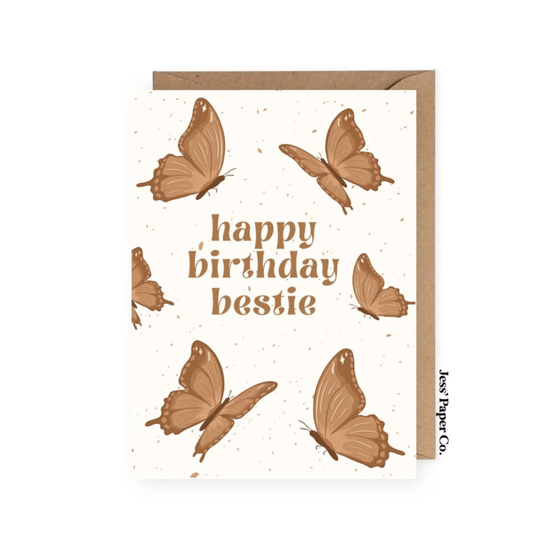 Happy Birthday Bestie Card