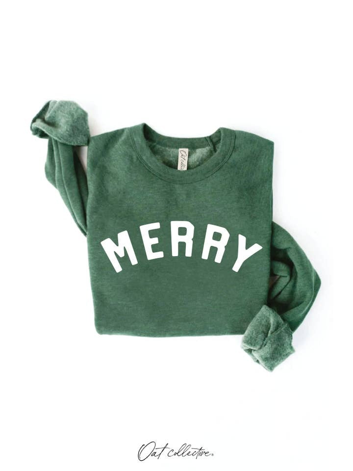 Merry Sweatshirt | Heather Forest